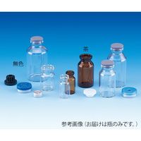 日電理化硝子 バイアル瓶(瓶のみ) 茶 5mL 50本入 Vー5A 208025 1箱(50本) 62-9978-75（直送品）