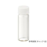 日電理化硝子 ねじ口瓶(無色)+PPキャップ(白)+フッ素PTFE/ニトリルパッキン 組合せセット 100組入 Sー5 250069 1箱(100組)（直送品）