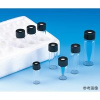 スピッチバイアル(穴あきキャップ(黒)+フッ素PTFE/ニトリルパッキン 標準セット) 200μL 20本入 SPVー200 203352（直送品）