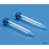 東栄 スピンウィン円錐形沈殿管 PS製 15mL(滅菌済) ラック付 546010-RK 1パック(50個) 62-9816-57（直送品）