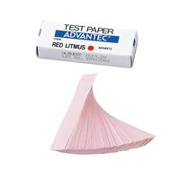 アドバンテック東洋 リトマス試験紙 紙箱入り 赤 07020040 1箱 63-1236-79（直送品）