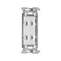 朝日電器 ダブルコンセント EW-1102HN 1個 62-8570-21（直送品）