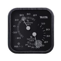 タニタ 温湿度計(アナログ) ブラック TT-570 1個 62-9774-33（直送品）