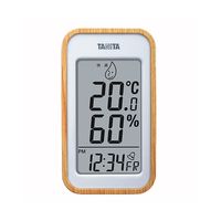 タニタ デジタル温湿度計 ナチュラル TT-572 1個 62-9774-28（直送品）