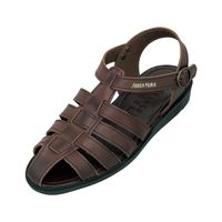 ダイマツ 本革バックバンドサンダル ダークブラウン LL AP6611 1足 62-9851-77（直送品）