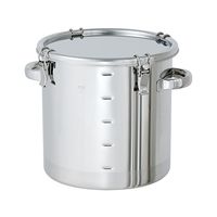 MONOVATE ステンレス密閉容器 目盛付(クリップ式/PTFE) 50L CTH