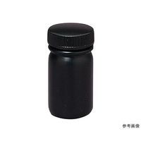 瑞穂化成工業 広口びん 黒色 PE 100mL 0083BK 1個 63-1279-04（直送品）