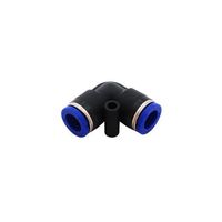 新潟精機 チューブ継手 ユニオンエルボ PV10 1個 63-1315-90（直送品）