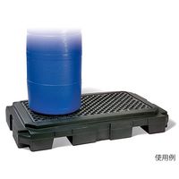 ニューピグコーポレーション ピグヘビーデューティポリスピル コンテイメントパレット PAK604BK-WD 1個 63-1274-18（直送品）