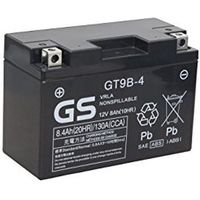 【二輪車用品】台湾GS シールド型 バイク用バッテリー液入充電済 TY GT9B-4 1個（直送品）