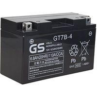 【二輪車用品】台湾GS シールド型 バイク用バッテリー液入充電済 TY GT7B-4 1個（直送品）