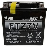 【二輪車用品】古河電池 シールド型 バイク用バッテリー液入充電済 FTZ7V 1個（直送品）