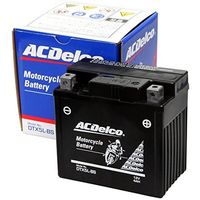【二輪車用品】ACデルコ（ACDELCO） シールド型 バイク用バッテリー[ 液入充電済 ] DTX5L-BS 1個（直送品）
