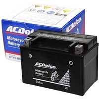 【二輪車用品】ACデルコ（ACDELCO） シールド型 バイク用バッテリー[ 液入充電済 ] DTX9-BS 1個（直送品）
