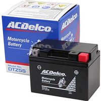 【二輪車用品】ACデルコ（ACDELCO） シールド型 バイク用バッテリー[ 液入充電済 ] DTZ5S 1個（直送品）