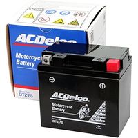 【二輪車用品】ACデルコ（ACDELCO） シールド型 バイク用バッテリー[ 液入充電済 ] DTZ7S 1個（直送品）