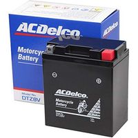 【二輪車用品】ACデルコ（ACDELCO） シールド型 バイク用バッテリー[ 液入充電済 ] DTZ8V 1個（直送品）