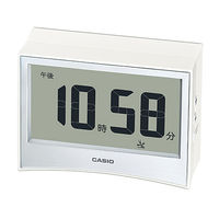 CASIO（カシオ）置き時計 [電波 アラーム 温湿度 カレンダー] 96×36 