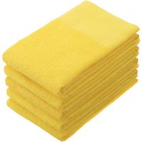 林 ロングフェイスタオル イエロー（黄） FC411303x8 1セット（40枚）（直送品）