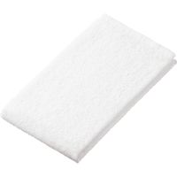 林 ロングフェイスタオル 消臭加工 ホワイト(白) FH406510x5 1セット(15枚:3枚×5組)