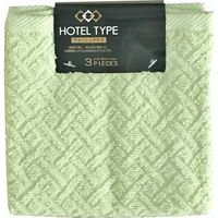 林 ハンドタオル ホテルタイプ バラエティカラー グリーン(緑) WJ801604 1セット(30枚)