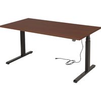 【組立設置込】Garage 電動昇降デスクHT HT-1575H 幅1500×奥行き750×高さ700mm 濃木目 410828 1台（直送品）