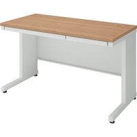 【組立設置込】コクヨ インベントデスク INVENT 平机 幅1200×奥行600×高さ700mm ホワイト/ラスティックミディアム 1台（直送品）