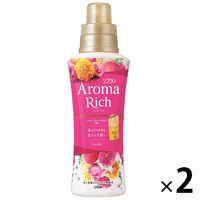 ソフラン アロマリッチ 柔軟剤 スカーレット 本体 520mL 1セット (2個入) ライオン