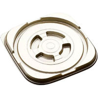 廣川 ケーキBOX No.4-4 本体金 30381700 1包：1200枚（50×24）（直送品）