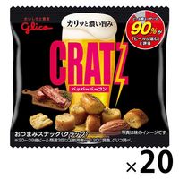 【セール】江崎グリコ クラッツミニタイプ ペッパーベーコン　20袋　おつまみ　スナック菓子（イチオシ）