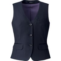 ボンマックス BONOFFICE ベスト ネイビー×パープル 19号 AV1269-38-19（直送品）