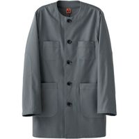 セブンユニフォーム コート・男女兼用・長袖 グレー S QA7366-8 1着（直送品）