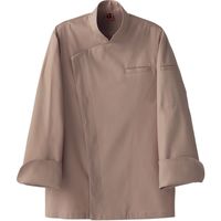 セブンユニフォーム コックコート・男女兼用・長袖 ライトブリック S QA7369-3 1着（直送品）