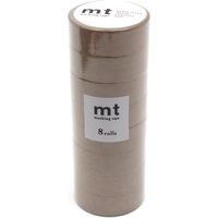 mt マスキングテープ 8P（8巻セット） スモーキーベージュ[幅15mm×7m] MT08P517 1個 カモ井加工紙（直送品）