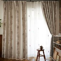 スミノエ MOOMIN セミオーダー カーテン プートドレープ 1000×2150mm ライトブラウン 1セット(2枚入)（直送品）