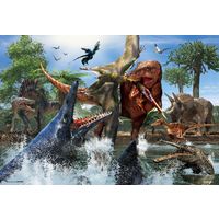ビバリー ティラノサウルス VS モササウルス 40ピース 40-006 1個（直送品）