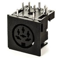 Deltron DINソケット 6極 メス PCBマウント 671-0601 1個（直送品）