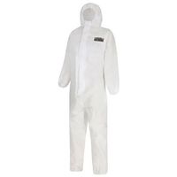 Alpha Solway オーバーオール 白 PP Alphashield S2BH+ M 1個（直送品）