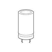 TDK EPCOS コンデンサ 470μF， ，250V dc， B43544F2477M000 1ロット(80個)（直送品）