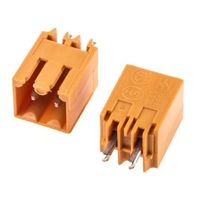 Weidmuller 基板接続用ピンヘッダ 2極 3.5mm 1列 SL 3.50/02/180G 3.2SN OR BX ー 160447（直送品）