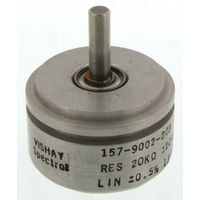 ビシェイ Vishay ポテンショメーター， 20kΩ， 1W 157S203MB9002 1個（直送品）