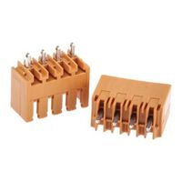 Weidmuller 基板接続用ピンヘッダ 4極 3.5mm 1列 SL 3.50/04/180G 3.2SN OR BX ー 160449（直送品）