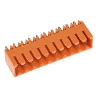 Weidmuller 基板接続用ピンヘッダ 10極 3.5mm 1列 SL 3.50/10/180G 3.2SN OR BX ー 16045（直送品）