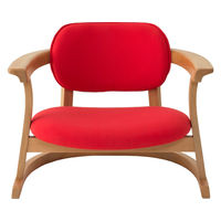 シーズ かに座 PLUS ロータイプ ナチュラル KP-100RD 張地:赤 1個（直送品）