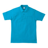 ボンマックス ポケット付きCVC鹿の子ドライポロシャツ　MS3114-26　ターコイズ　GL　1枚（直送品）