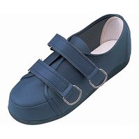 マリアンヌ製靴 リハビリシューズ　W608　左足　紺　21.0cm　1個（直送品）