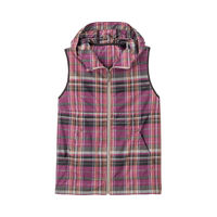ケアファッション ポケッタブルベスト 89520-01 格子ピンク M 4580604044557 1枚（直送品）