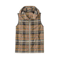 ケアファッション ポケッタブルベスト 89520-11 格子イエロー M 4580604044571 1枚（直送品）