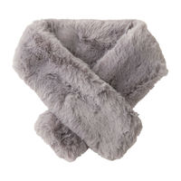 ケアファッション エコファーマフラー　97722-21　ライトグレー　フリー 4580604046292 1枚（直送品）