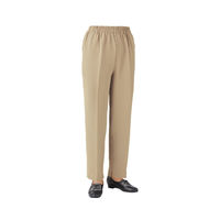 ケアファッション 裾ファスナーパンツ 股下65cm 39304-93 ベージュ LL 4580604051661 1枚（直送品）